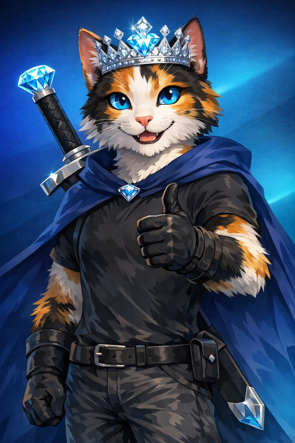 Cat King Art 1